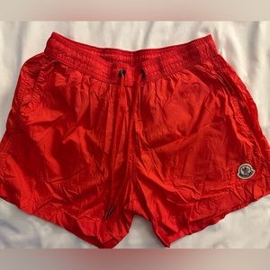 Moncler Red Netted Swimtrunks